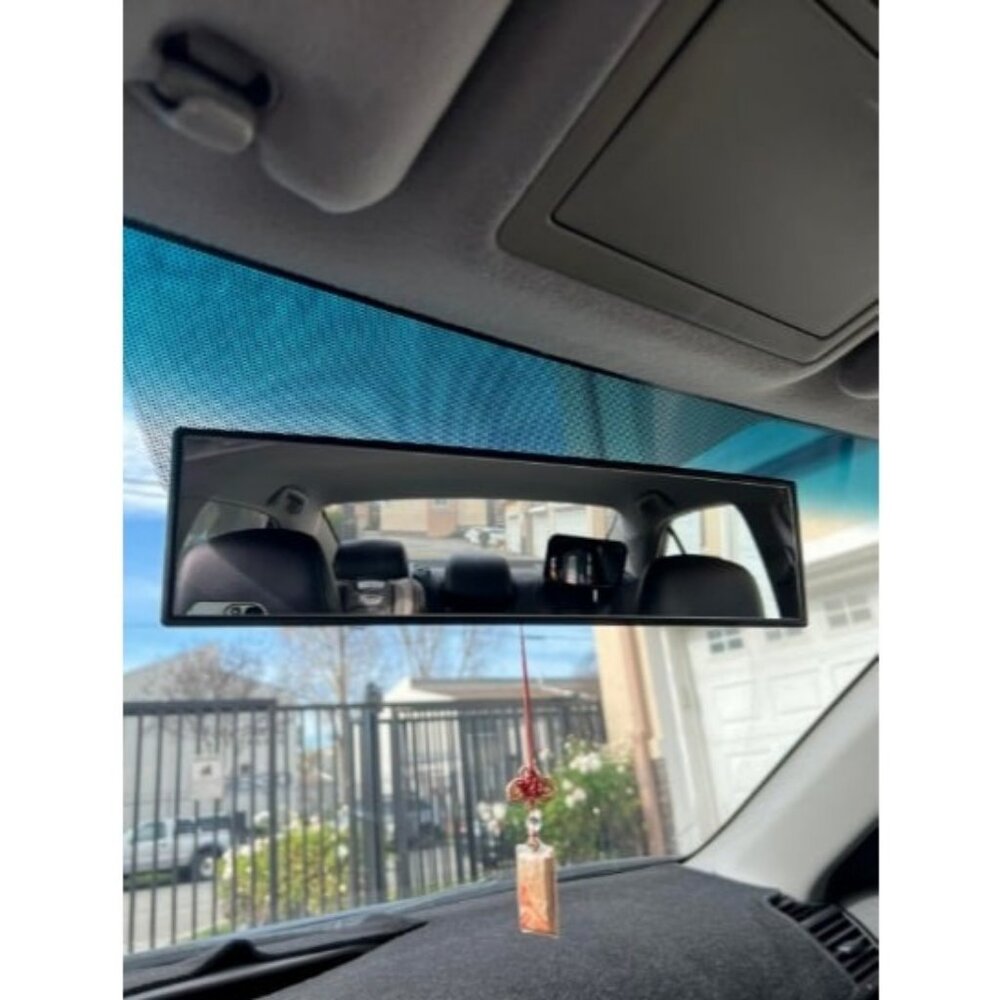 Rear View Mirror, Universal 11.81 Inch Panoramic Convex Rearview Mirror